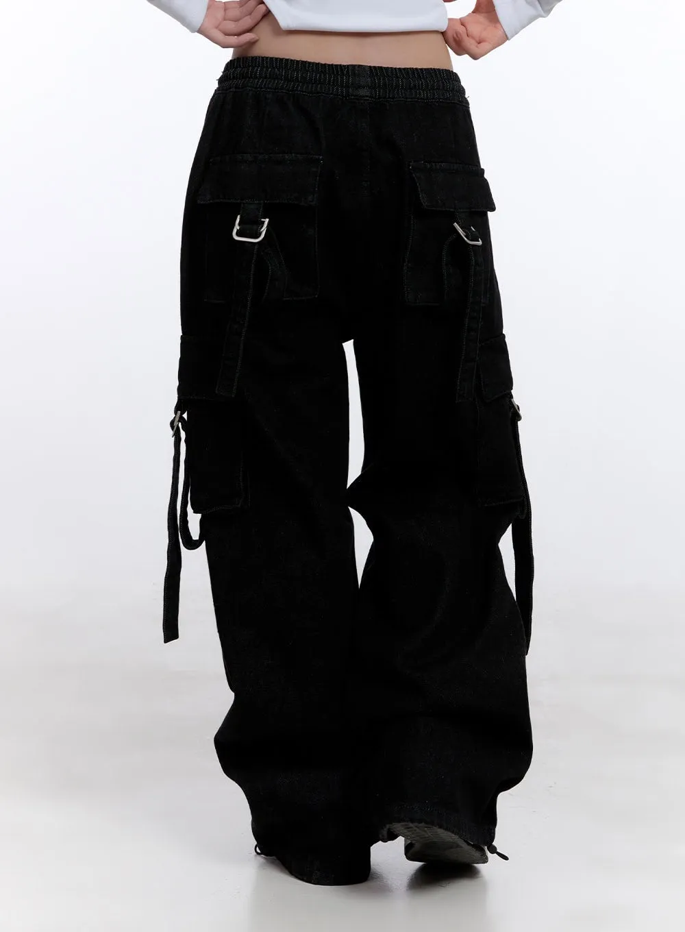 Cargo Denim Baggy Pants CJ509