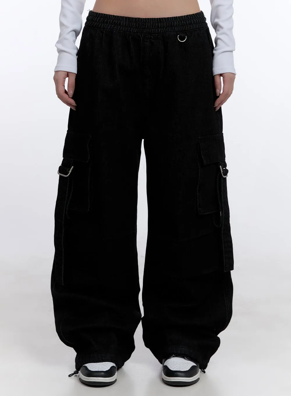 Cargo Denim Baggy Pants CJ509