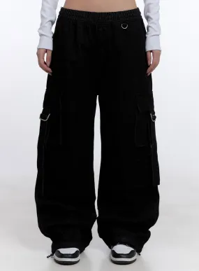 Cargo Denim Baggy Pants CJ509