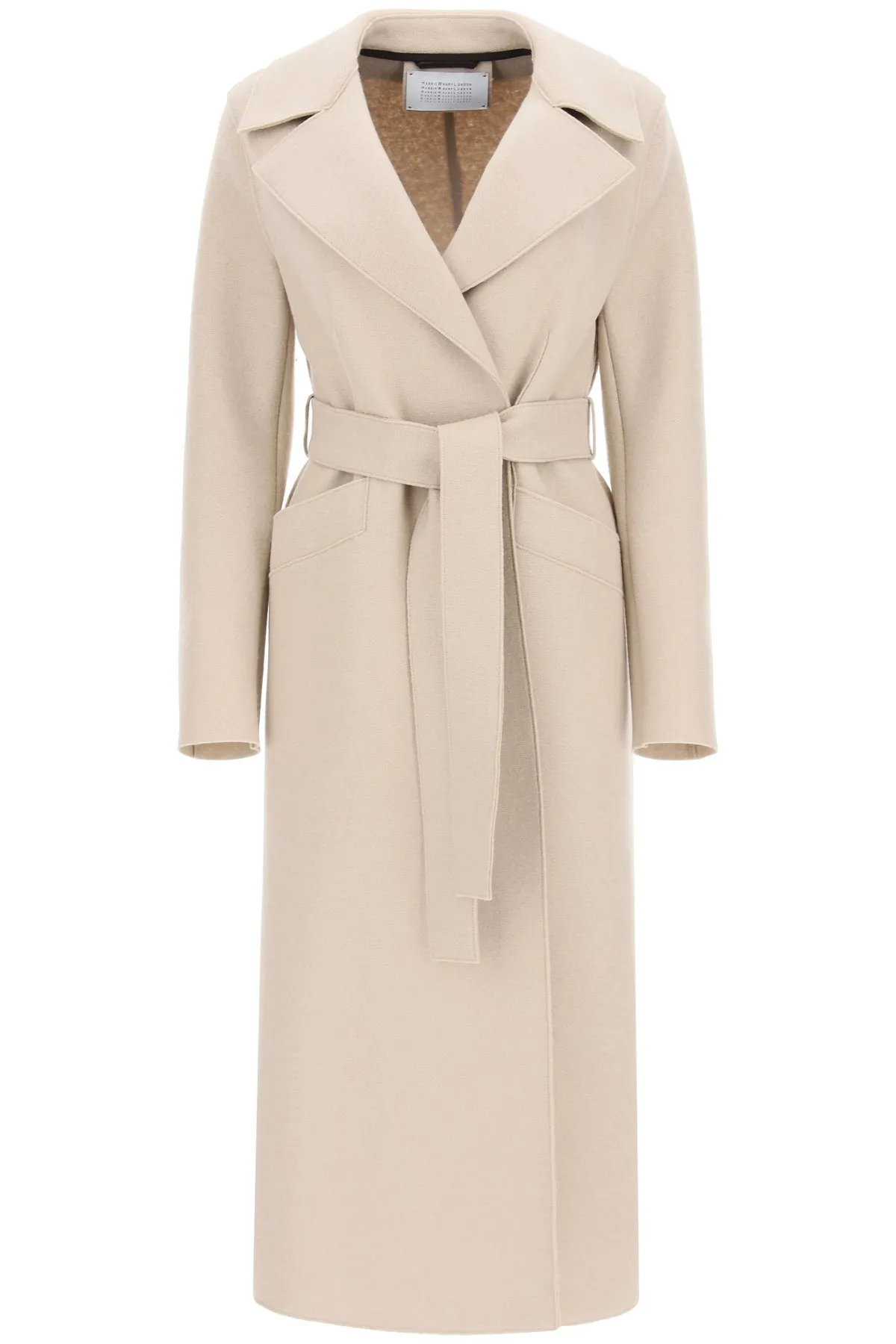 LONG COAT IN PRESSED WOOL