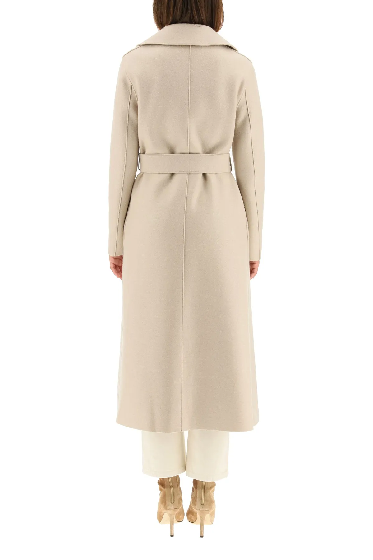LONG COAT IN PRESSED WOOL