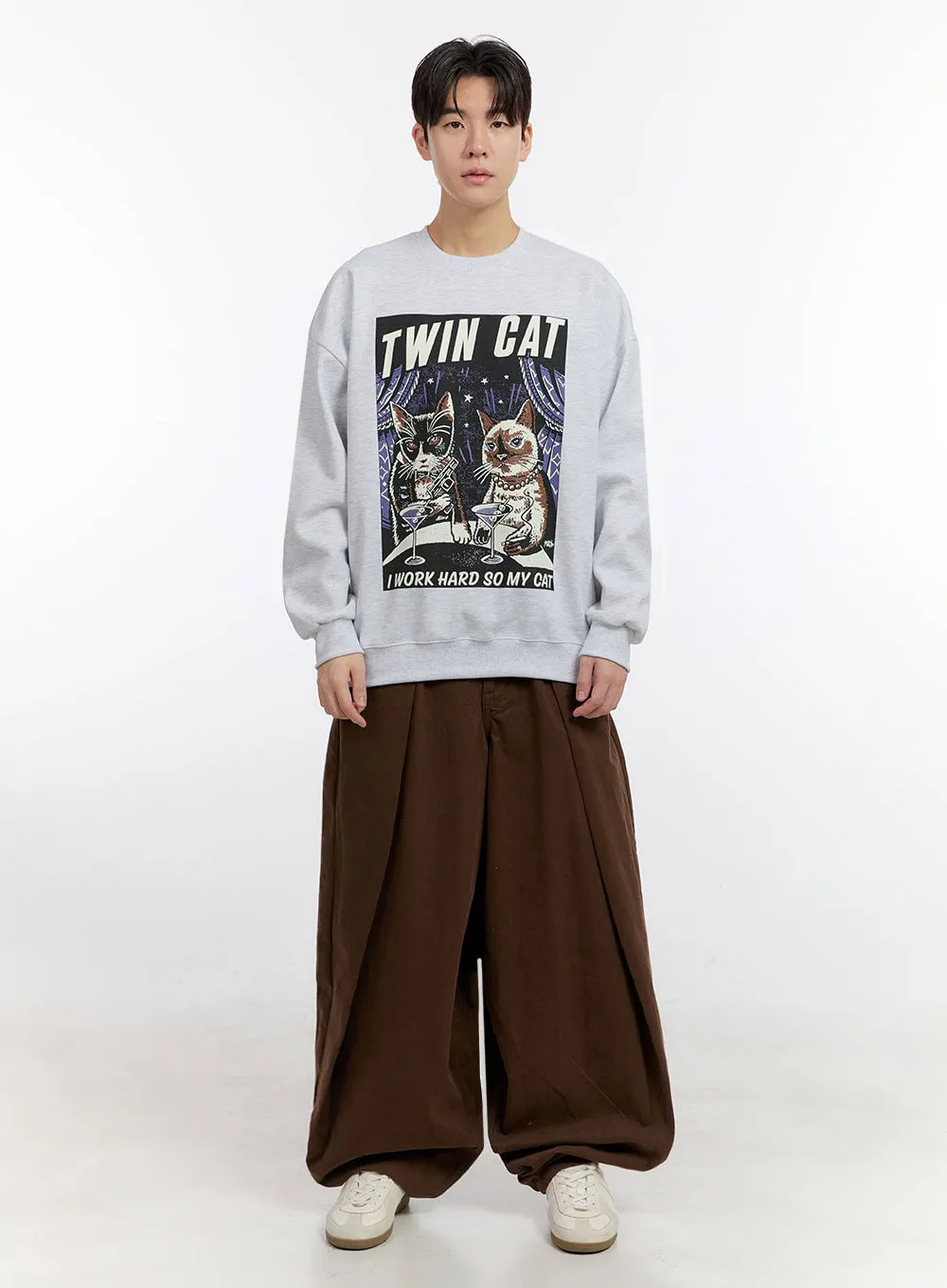 Men's Baggy Cargo Cotton Pants IM525