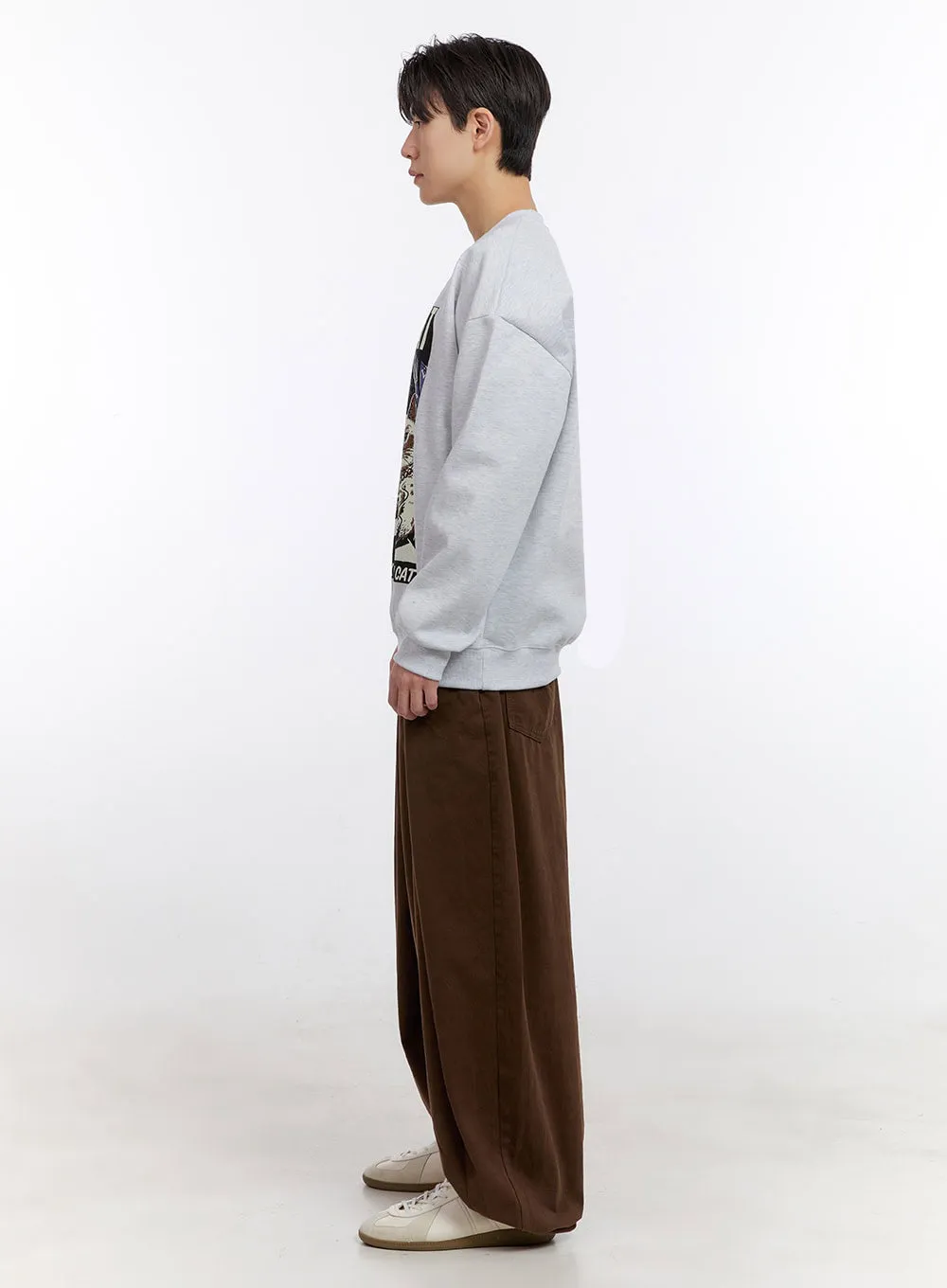 Men's Baggy Cargo Cotton Pants IM525