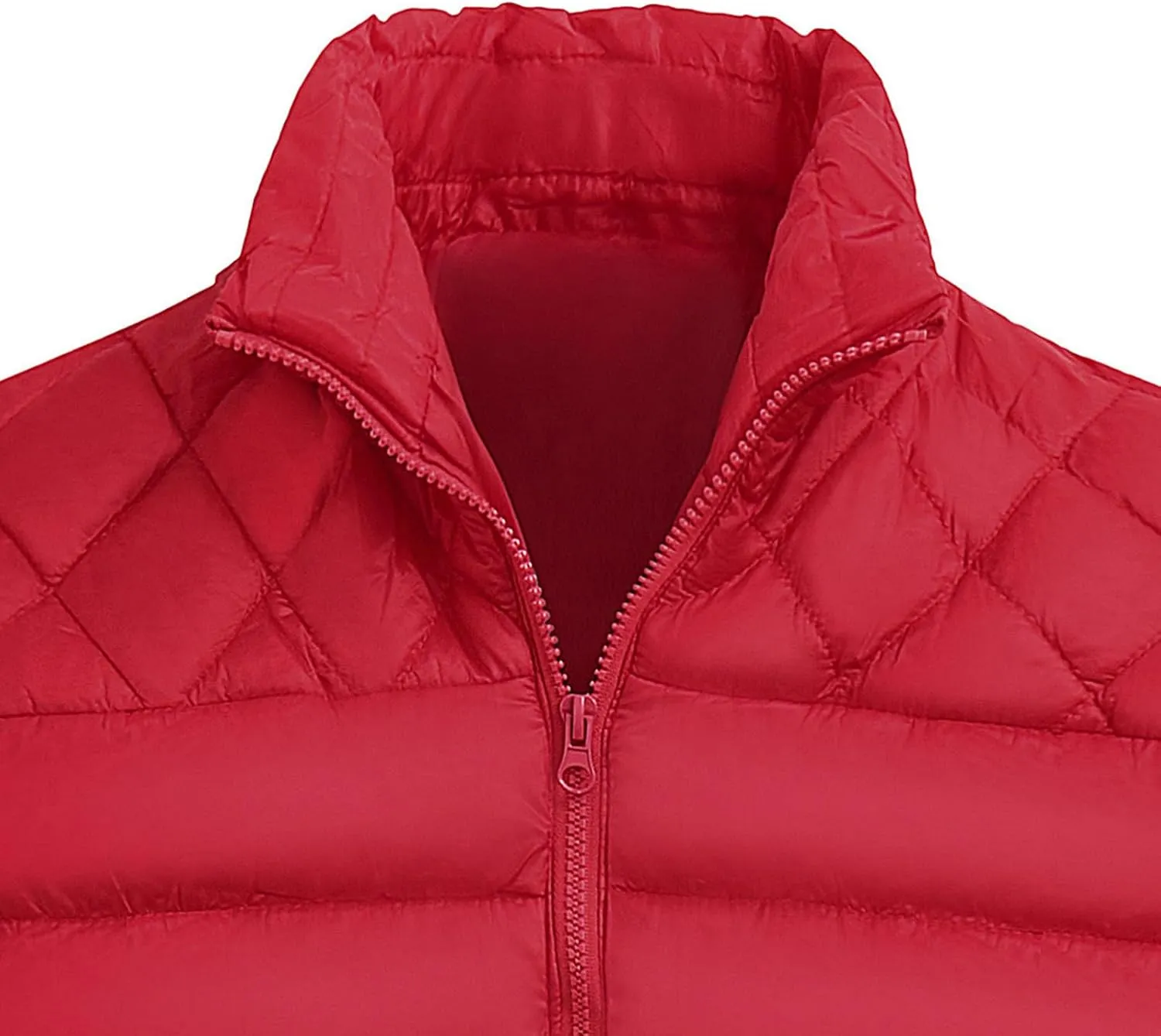 Men's Jackets Puffer Jacket Quilted Down Alternative Full Zip Casual Coat Thick Windbreaker Outwear Jackets, S-3XL
