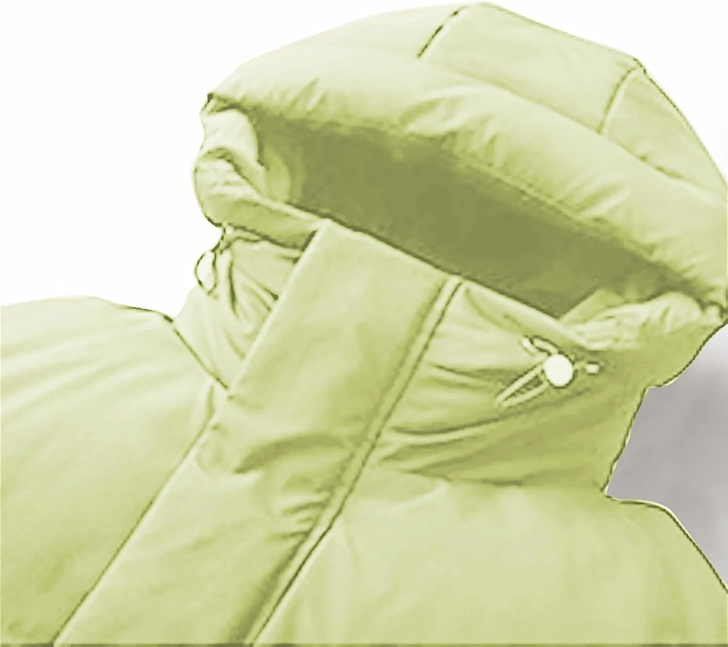 Mens Puffer Jacket Long Winter Coat Hooded Down Jacket Warm Parka Jacket Quilted Insulated Jacket Windproof Coat
