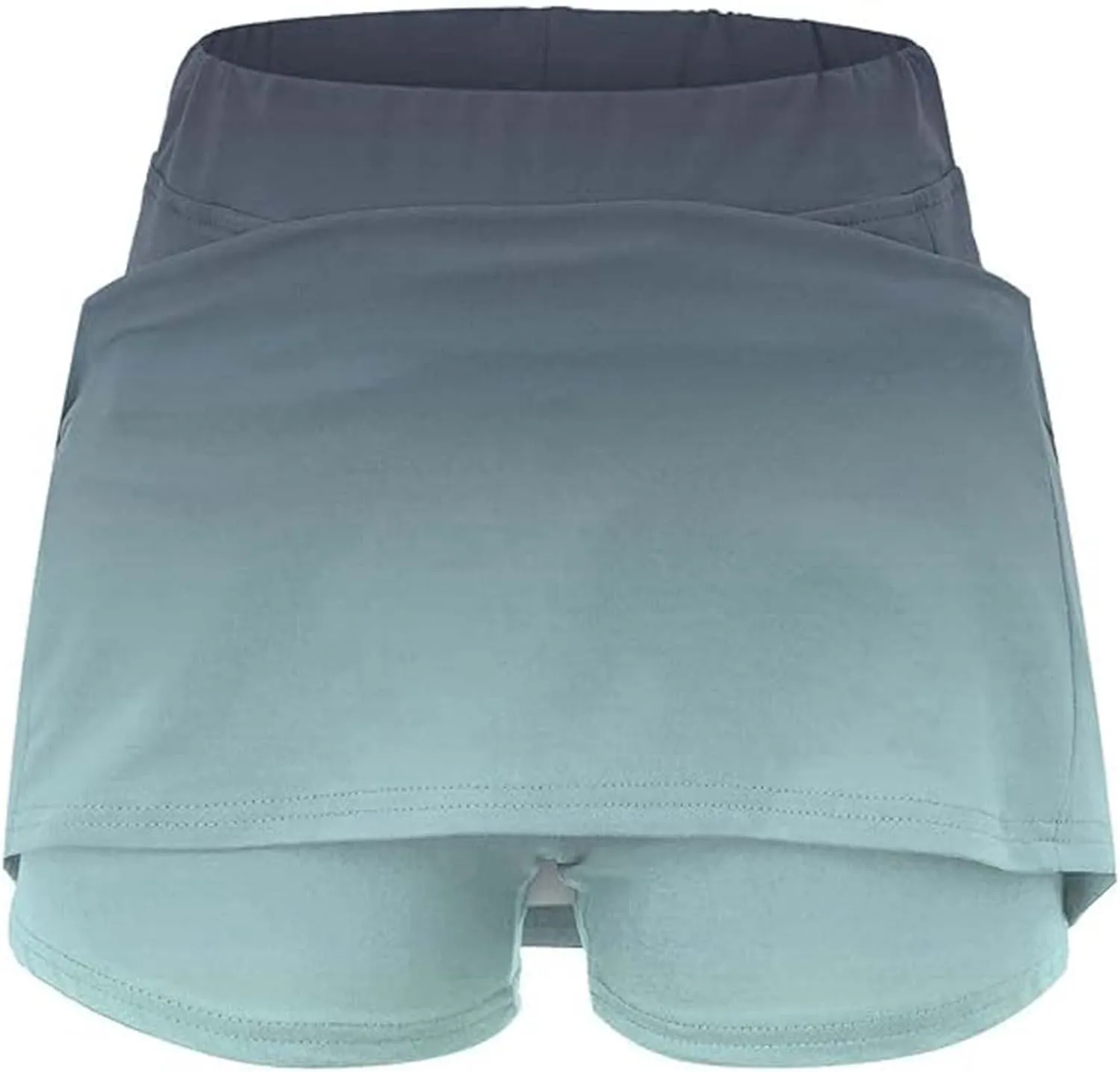 Tennis Skirts for Women with Shorts Tummy Control High Waisted Golf Skorts Running Workout Athletic Midi Skirt 2 in 1
